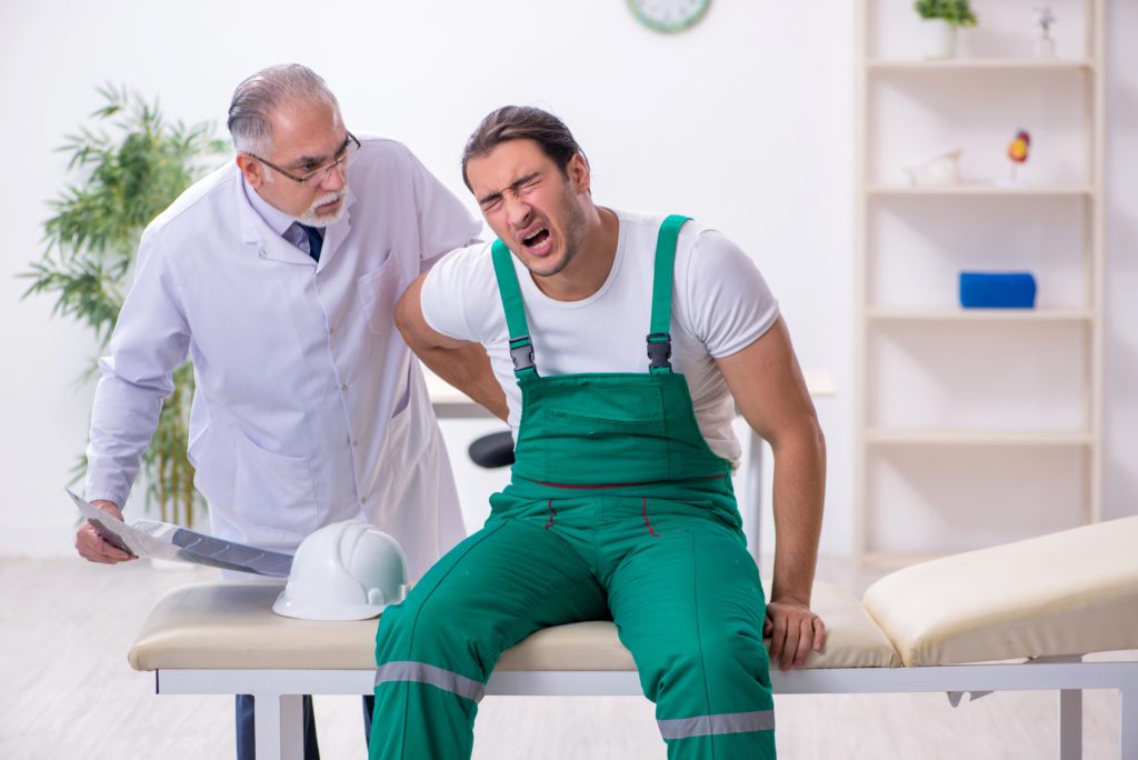 industrial spine support prevent absence due to injury or workers comp